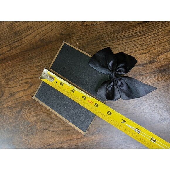 Luxury Black Gift Box With Purple Teddy Bear Preserved Roses & Decorative Flower - Picture 12 of 14